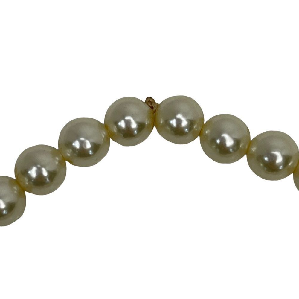 Infinity Faux Pearl Strand Necklace 52” Office Career Formal Wedding Classic - Picture 6 of 10